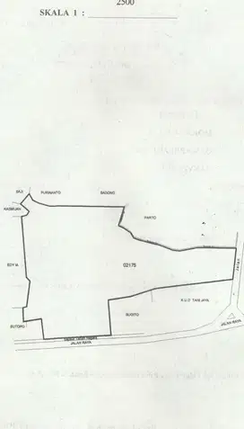 DIJUAL TANAH ZONA MERAH BERLOKASI DI MOJOKERTO