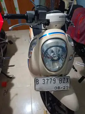Honda scoopy fi cream pajak on std original ex cw