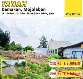 Dijual Tanah Pekarangan Bisa Untuk Gudang / Perumahan Lokasi Mojolaban