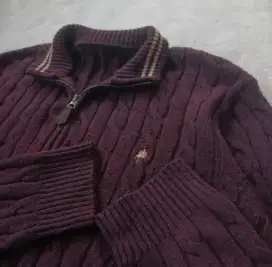 Halzipp knitwear olzen