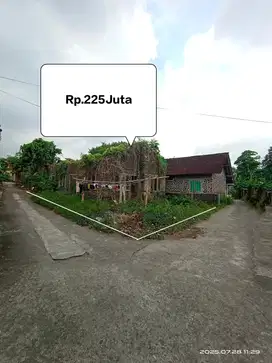 Tanah diJual Bagus diCangkringan dekat Villa Padi Cangkingan