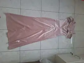 Premium Dress Bekas Pesta Rose Gold