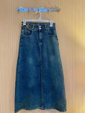 Rok Jeans Wanita Freesize