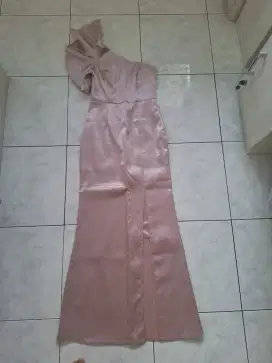 Dress Pesta Premium Rose Gold [bekas]