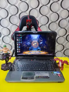 Laptop MSI EXTREME PLUS GT683DXR RAM 16GB/SSD/VGA NVIDIA GTX