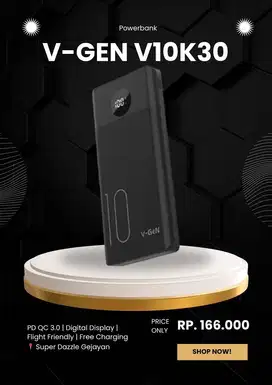 V-GEN PB V10K30 Fast Charging