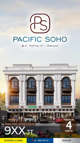 Komplek pacific soho jalan pelita 4 jalan rakyat
