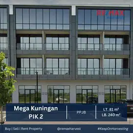 RUKO 3 LANTAI SIAP USAHA DI MEGA KUNINGAN PIK 2