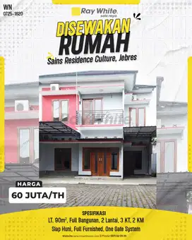Rumah Modern Full Furnished Siap Huni di Jebres