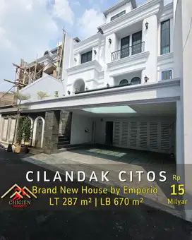 DIJUAL RUMAH DISEIGN CLASSIC DI CILANDAK JAKARTA SELATAN