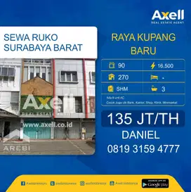 Ruko Raya Kupang Baru Disewakan
