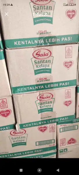 Santan Sasa 60 mL per karton Murah