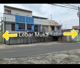Jual murah ruko & gudang pinggir jalan dkt indomaret