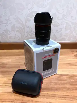 Lensa Samyang For Sony 24 F1.8 Rare Mulus Like New 6 Jt Only