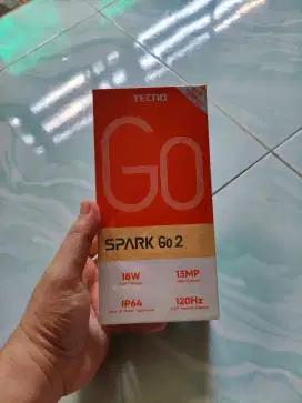 Tecno spark go2 3/64 new segel garansi resmi termurah