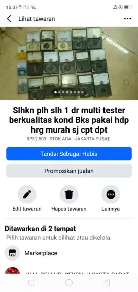 Slhkn plh slh 1 dr multi tester lawas kond spt yg terlht mgkn perlu