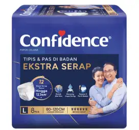 Confidence Popok Celana Ekstra Serap L 8 Pieces