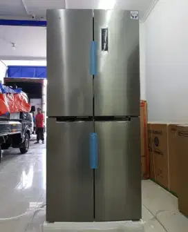 PROMO KULKAS 4 PINTU GEA INVERTER G4D-404R INOX GARANSI RESMI 10 TAHUN