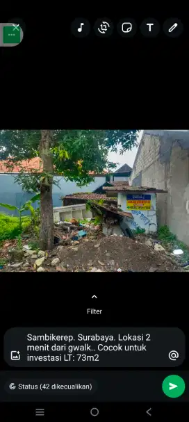 TERMURAH SAMBIKEREP 2 MENIT DARI GWALK