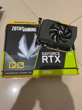 ZOTAC RTX 3050 6gb Baru pakai