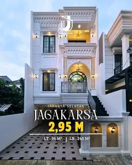 RUMAH CLASSIC MODERN DI JAGAKARSA JAKARTA SELATAN
