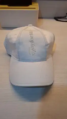 Cap Topi taylormade putih original golf
