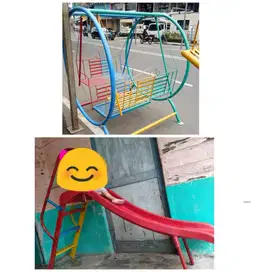 Perosotan, ayunan, kuda kudaan, mainan TK, mainan outdoor playground