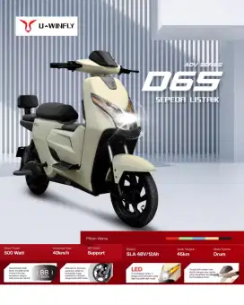 Cicilan tanpa Kartu Credit Sepeda Listrik U-Winfly D65