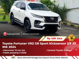 [ BERGARANSI ] Toyota Fortuner VRZ GR Sport Kicksensor 2.8 2024/2025