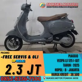 VESPA LX 125 I-GET TAHUN 2025 LIKE NEW