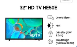 Tv Led Samsung 32 inch HD Digital Smart Tv samsung Seri UA32 HE50EFK