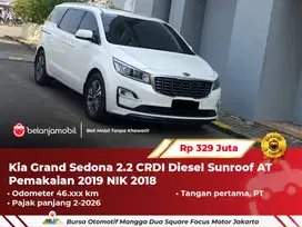 [ GARANSI 1TH ] Kia Grand Sedona 2.2 CRDI Diesel Sunroof AT 2018/2019