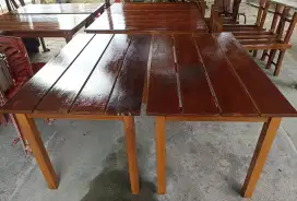 Meja kayu kafe warung