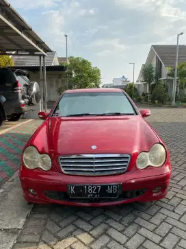 Mercy New Peanut C240 Th'05 Tipe Sport Automatic Merah Siap Pakai Mrh