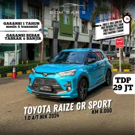 [ KM 8 RB ] TOYOTA RAIZE 1.0 TURBO GR SPORT ONE TONE AT NIK.2024