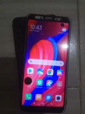 Redmi note 5pro Ram 3 32gb minus ada tompel hp only siap pakai
