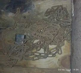 Rantai bekas panjang 6 meter