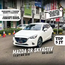 [ TDP 5 JT ] MAZDA 2 1.5 R SKYACTIVE AT BENSIN NIK.2018