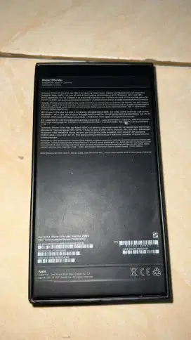 Jual cepat iPhone 13 pro max 256 GB ex ibox