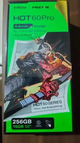 Infinix Hot 60 Pro 8/256 GB Baru warna Biru