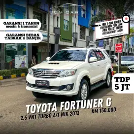 [ TDP 5 JT ] TOYOTA FORTUNER 2.5 G VNT 4X2 AT NIK.2013