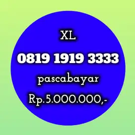 NOMOR CANTIK KOLEKSI XL 1919 3333