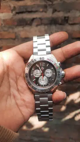 Jam tangan tag heuer indy500 swiss chronograph