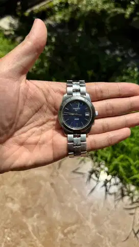 jam tangan tissot PR50 blue dial RARE