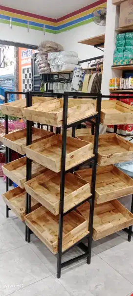 Rak Buah dan Sayur Untuk Toko dan Kedai