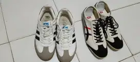 Onitsuka dan Adidas no 43.. jarang di pakai.