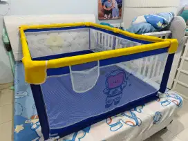 Pagar Bermain Bayi Pembatas Kasur Ring Anak