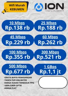 Wifi internet murah 100ribuan