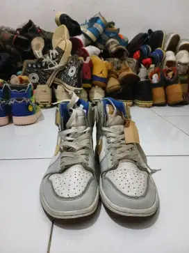 AJ1 High Zoom White Racer Blue