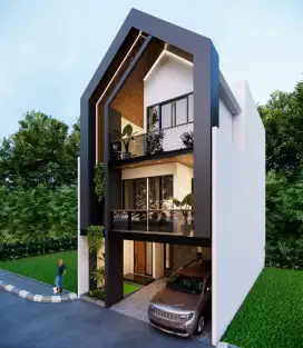 Rumah Scandinavian Modern Dekat Transmart Cilandak KKO Jakarta